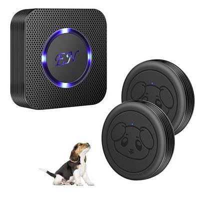 Dog Door Bell, Wireless Doggie Doorbells for Potty Training, Door Bell for Dogs to Go Outside, Dog Bells with 1 Receiver and 2 Waterproof Transmitters