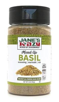 Jane's Krazy Seasonings Mixed-Up Basil Seasoning, 5 Ounce