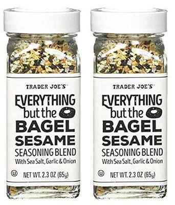 Trader Joe's Everything but The Bagel Sesame Seasoning Blend 2.3 Oz (2-Bottle)