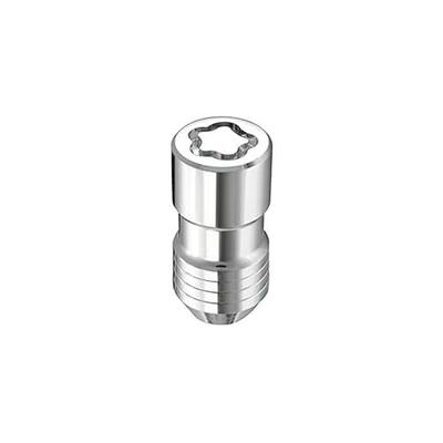 McGard Wheel Lock, Premium, 14 mm x 1.50 Thread, Cone Seat, Closed End, Key Included, Steel, Chrome, Set of 5
