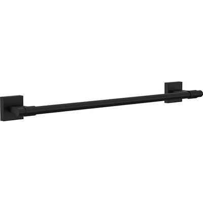 Franklin Brass Towel Rack | 18 Inch Matte Black Towel Bar for Bathroom, Kitchen | Maxted Accessories