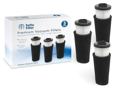 Fette Filter - F112 Endura Odor Trapping Pre Motor Filter Compatible with Dirt Devil Endura Power Max XL Rewind Pet Direct Power Pro Power XL Razor Pet Series Upright Vacuum Cleaners Part # AD47936