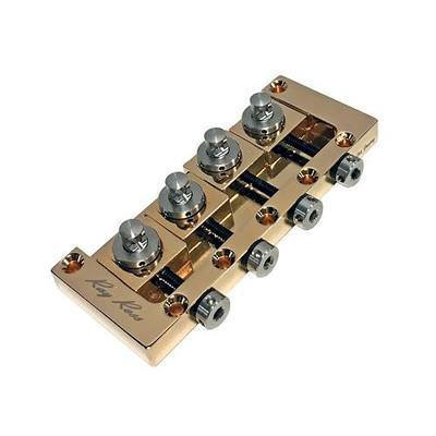 Ray Ross Saddle-Less 4-String Bass Bridge (Gold)