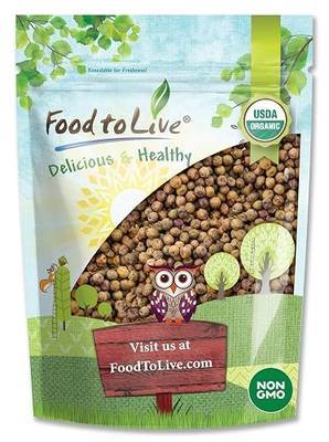 Organic Brown Speckled Peas, 1.5 Pounds — Whole, Non-GMO, Sprouting Seeds, Kosher, Raw, Dried, Vegan, Bulk, Product of Canada