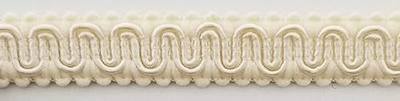1/2" Scroll Braid Gimp w/Backing - 10 Continuous Yards - Many Color Options! (Oyster)