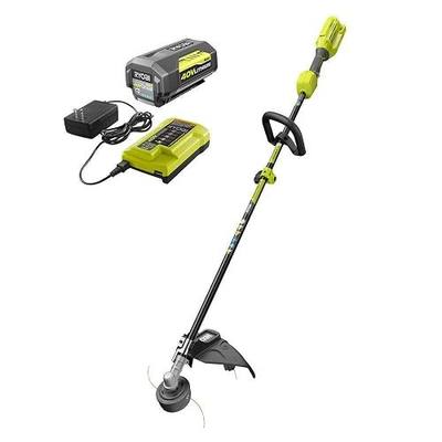 RYOBI 40-Volt Lithium-Ion Cordless Attachment Capable String Trimmer, 4.0 Ah Battery and Charger Inc