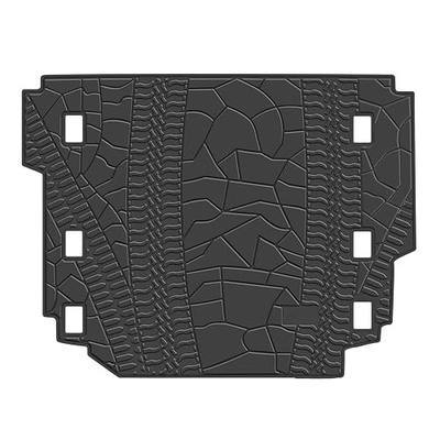 Cargo Liners Custom Fit for Jeep Wrangler Sahara Rubicon JL 2018-2025 2026 All Weather Rubber Trunk Mats Unlimited 4x4 Door Without Subwoofer Heavy Duty - Not Fit 4XE