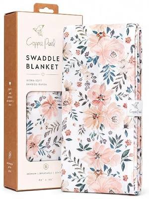 Copper Pearl Swaddle Blankets for Newborns | Soft Stretchy Receiving Blankets for Boys and Girls | Large 46 x 46 Inch Baby Blankets | Lightweight and Breathable Swaddles | Autumn