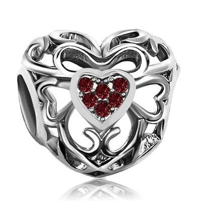 JMQJewelry Anchor Signature Heart Birthday Birthstone Womens Bead Charms for Bracelets Jewelry Christmas Halloween Thanksgiving Day