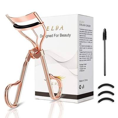 ELDA Eyelash Curler with Pads - Lash Curler for Women with Brush Lashes Curler No Pinching Eyelashes Curler Fits All Eye Shapes
