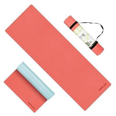 Travel Yoga Mat Eco Friendly Fitness Exercise Mat Sweat Absorbent Anti Slip, High-Grade Natural Suede for Travel, Yoga and Pilates