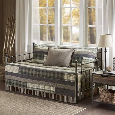 Woolrich Winter Plains 5 Piece Day Bed Cover Set Tan Daybed (WR13-2122)