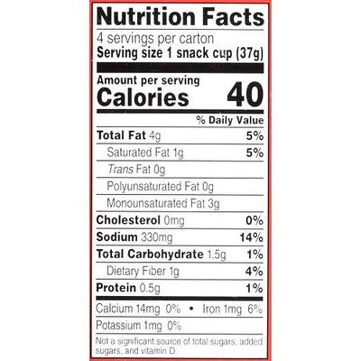 LINDSAY Snack and Go Sliced Black Ripe Olives, Case of 4 (16 Snack Cups)