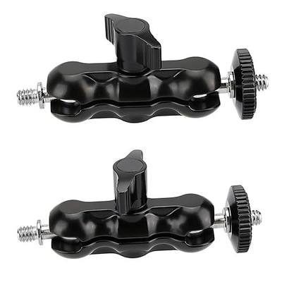 CAMVATE Universal Magic Arm with 1/4"-20 Thread(Black,2 Pieces) - 2080