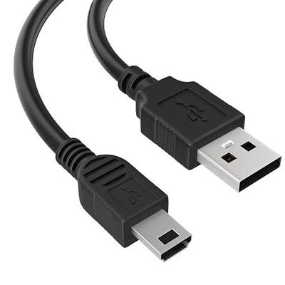 Maeline Camera USB 2.0 Cable Miniusb Charging Mini B Cord (2 Pack) Black