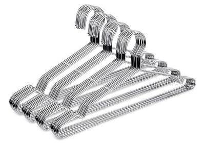 Fayleeko Wire Coat Hangers 40 Pack Strong Heavy Duty Stainless Steel Metal Ultra Thin Space Saving Clothes Hangers 16.5 Inch