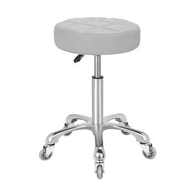 Kaleurrier Swivel Stool Adjustable Height - Rolling Stools with Wheels | 400 lb weight capacity.Seat height 22”-30” is ideal for salon spa office kitchen garage guitar shop art studio dental massage