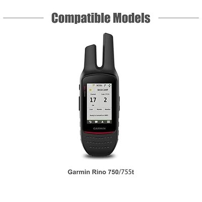 TUSITA Silicone Case Compatible with Garmin Rino 750 750T 755T - Red