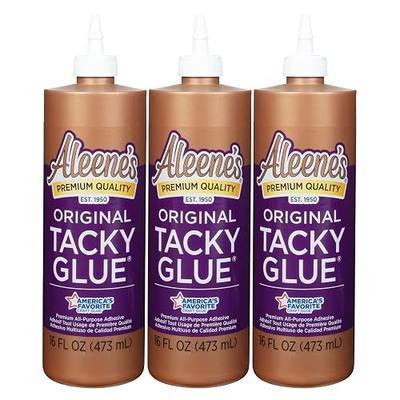 Aleene's Original Tacky Glue, Perfect for Crafts and DIY Projects, Dries Fast and Clear, 16 fl oz 3-Pack