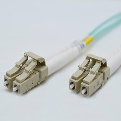 FCD - 1.5M OM4 LC LC Fiber Optic Cable | 100Gb Duplex 50/125 LC to LC Multimode Jumper 1.5 Meter (4.92ft) | 10/40/100gb mmf sfp+ 100gbase dplx ofnr om4-lc-lc