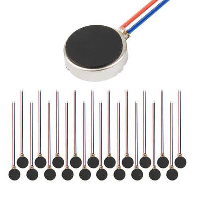 20PCS 10mmx3mm Mini Vibration Motors DC 3V 12000rpm Flat Coin Button-Type Micro DC Vibrating Motor for Mobile Cell Phone Pager Tablet Household Appliances
