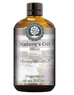 Honey Almond Fragrance Oil (60ml) For Diffusers, Soap Making, Candles, Lotion, Home Scents, Linen Spray, Bath Bombs, Slime