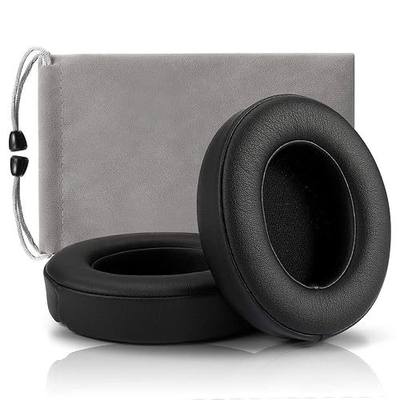 Replacement Ear Pads Cushions, Earpads Cover Compatible with Beats Studio 2 and Studio 3 Over Ear Headphones by Dr.DRE 1 Pair (Black)
