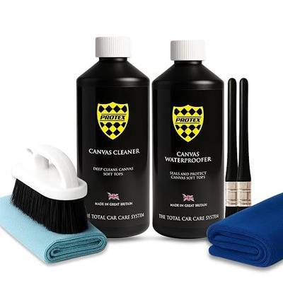 PROTEX Convertible Soft Top Care Kit with Canvas Cleaner & Waterproofer - 500ml, THE COMPLETE CARE KIT
