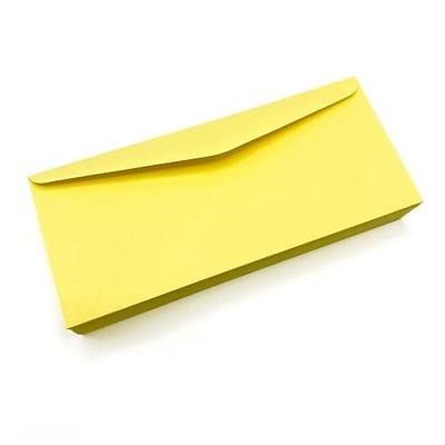 Limited Papers (TM) No. 10 Regular Standard Mailing Envelope - Pastel - Soft - 24 Pound (4.8 inch x 9.5 inch) - Announcement, Invoices, Checks, Letters, Contracts, Business Envelopes (Canary, 500)
