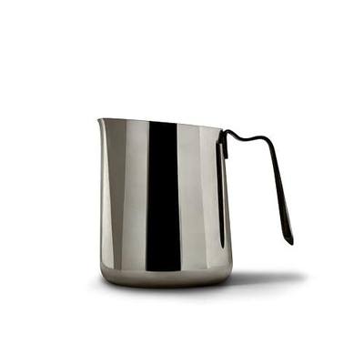 Fellow Eddy Milk Frothing Pitcher 12 oz, Fluted Spout for Latte Art | 18/8 Stainless Steel Espresso Steaming Pitcher, Tapered Body for Silky Micro-Foam, Graphite, Barista Milk Jug for Cappuccino