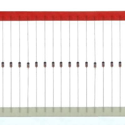 BOJACK 1N4148 Switching Diode 200 mA 100 V DO-35 Axial 4148 200 milliamp 100 volt Electronic Silicon Diodes (Pack of 125)