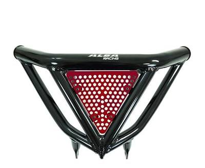 TRX 450R (2004-2014) and TRX 400EX 400X (1999-2014) Intimidator Front Bumper Honda Compatible With Additional Color Screen Black and Red