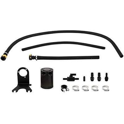 Mishimoto MMBCC-JLP-18PBE Baffled Oil Catch Can Compatible With Jeep Wrangler JL 3.6 L 2018+ Black