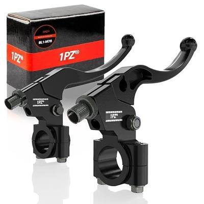 1PZ BL1-M78 Left Right 7/8" 22mm Clutch Brake Handle Levers Perch Replacement for Honda CRF50 CRF70 CRF80 CRF100 CRF150 XR50 XR80 XR100 ATC 200m Pit Dirt Bike Motocross Motorcycle Baja Mini Bike MB200