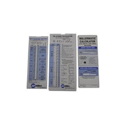 Miller 043125 MIG, TIG, Stick, 3-Pack Calculators