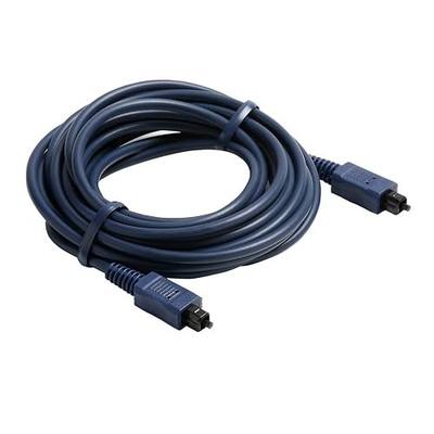 STEREN 50ft Toslink Digital Optical Audio Cable, Fiber Optic Cord for Home Theater, Sound bar, TV, PS4, Xbox & More
