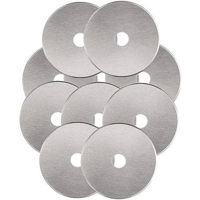 Rotary Cutter Blades 45mm 10 Pack by KISSWILL, Fits Fiskars, Olfa, Martelli, Dremel, Truecut, DAFA Rotary Cutter Replacement for Quilting Scrapbooking Sewing Arts &Crafts, Sharp and Durable