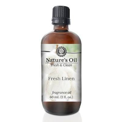 Fresh Linen Fragrance Oil for Perfume, Cologne, Diffusers, Soap Making, Candle Making, Lotion, Home Scents, Linen Spray, Bath Bombs, Slime (2 Fl Oz)