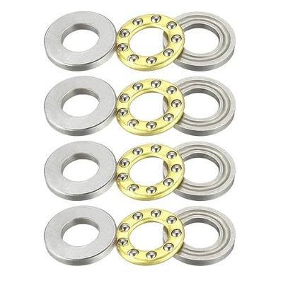 uxcell F5-10M Thrust Ball Bearings 5mm x 10mm x 4mm Chrome Steel Single Direction 4pcs
