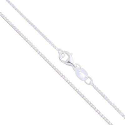 CHOOSE YOUR CLASP Sterling Silver 1mm Box Chain Necklace