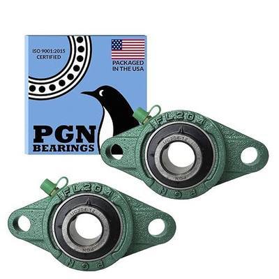 PGN UCFL204-12 (2 Pack) 2-Bolt Flange Bearing 3/4" Bore