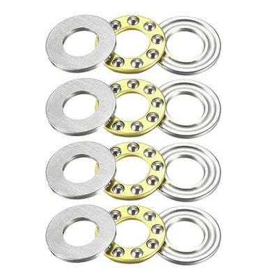 uxcell F8-16M Thrust Ball Bearings 8mm x 16mm x 5mm Chrome Steel Single Direction 4pcs
