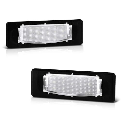 VIPMOTOZ Full LED License Plate Light For Hyundai Sonata Kia Optima Cadenza - 6000K Diamond White, 2-Pieces Tag Lamp Assembly Replacement