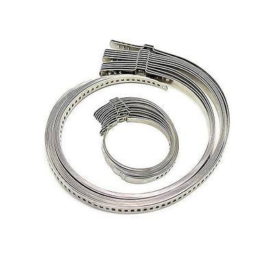 Stainless Steel Universal Adjustable AXLE CV Joint Boot Crimp Clamp Kit | 30-Piece Set (15 Small and 15 Large CV Boot Clamps),304 Stainless Steel , CV Axle Clamps, CV Joint Boot Clamp Pliers
