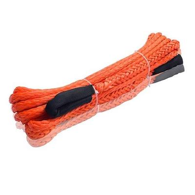 Winch Rope Extention,Synthetic Rope,Rope Extention for Off-road Car Truck UTV,Winch Cable (3/8"×25ft, Orange)