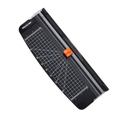 WORKLION Small Paper Trimmer, Portable Paper Cutter for Label, Origami, Card, Photo, Coupon, Scrapbook, Cardstock, Laminated Paper, and Craft Project