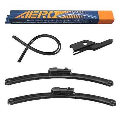 AERO Wipers OEM Replacement for Subaru XV Crosstrek 2018-2026 & Impreza 2017-2026 & WRX 2022-2026, 26"+16" Front, All-Season Windshield Wiper Blades with Extra Refills (Set of 2)