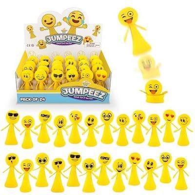 IPIDIPI TOYS Jumpeez Rocket Poppers – 24-Pack Spring Launcher Toys for Kids – Birthday Party Favors, Goodie Bag Stuffers, Classroom Prizes for Boys & Girls