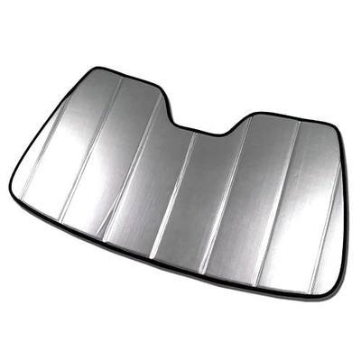 SS-040-L Custom Fit Car Windshield Sun Shade Protector, Sunshade Visor Leatherette Like & Grey Felt Finish 1-pc Set Compatible with 2016-2020 Buick Envision