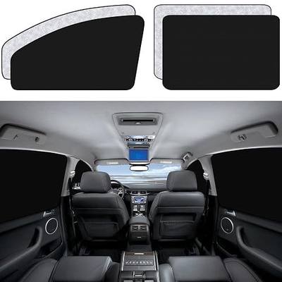 ZATOOTO Car Window Sun Shades Covers - 4 Pcs Magnetic Privacy Side Sunshades Blackout Auto Camping Curtains Accessories for Sleeping Family and Women Men Kids Baby